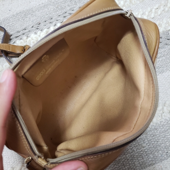 VINTAGE GUCCI Brown Cross body Purse - Picture 10 of 12